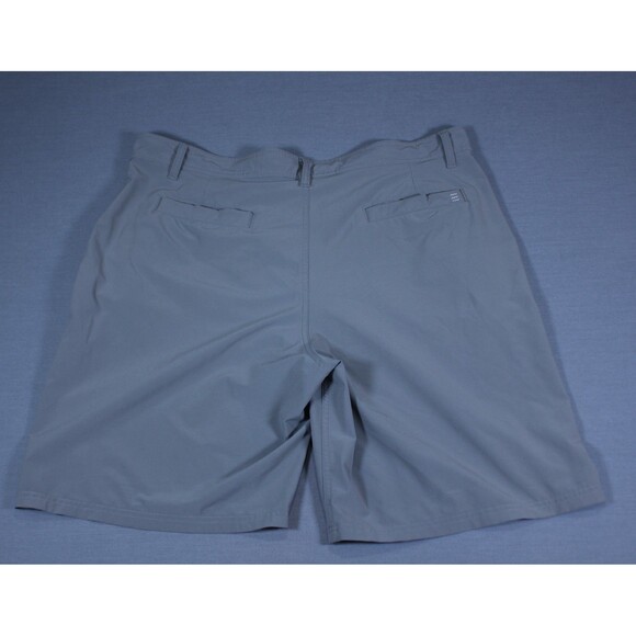 Free Fly Shorts Mens Gray Performance Stretch Chino Golf Quick Dry Casual Sz 38 - Picture 3 of 9